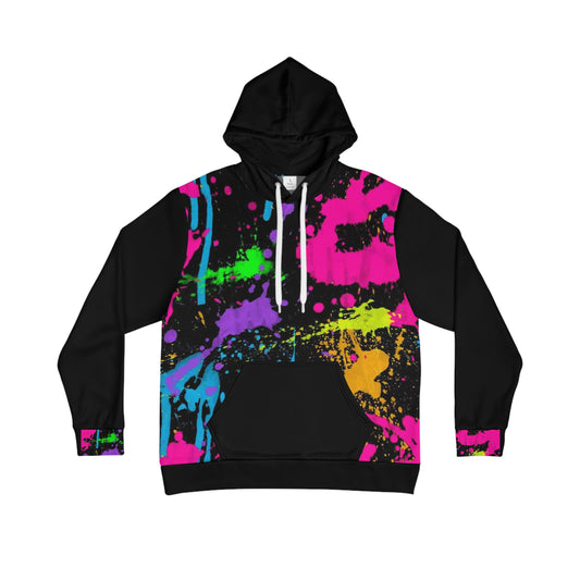 KrazyBaby425's Spray Paint Black Hood Men's Hoodie