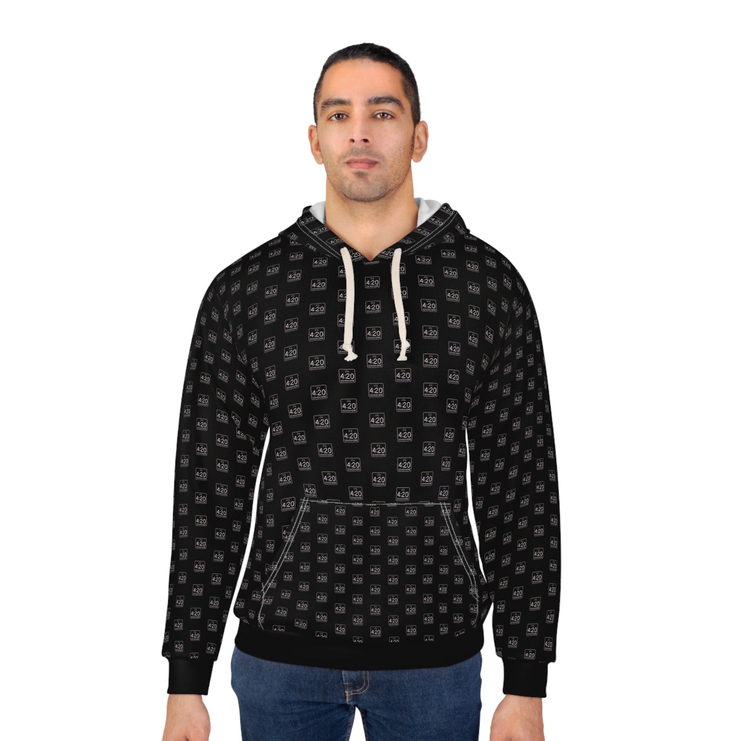 KrazyBaby425's It's 4:20 Somewhere Sign Unisex Pullover Hoodie