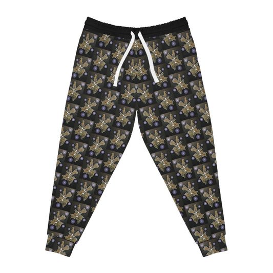 KrazyBaby425's Purple N Yellow Athletic Joggers