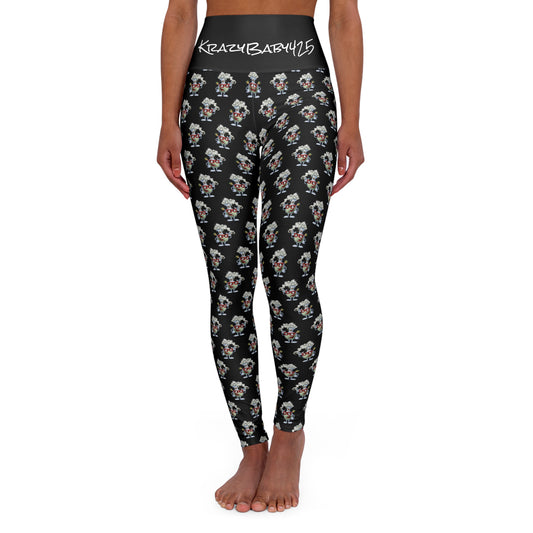 KrazyBaby425's Bong Man High Waisted Yoga Leggings
