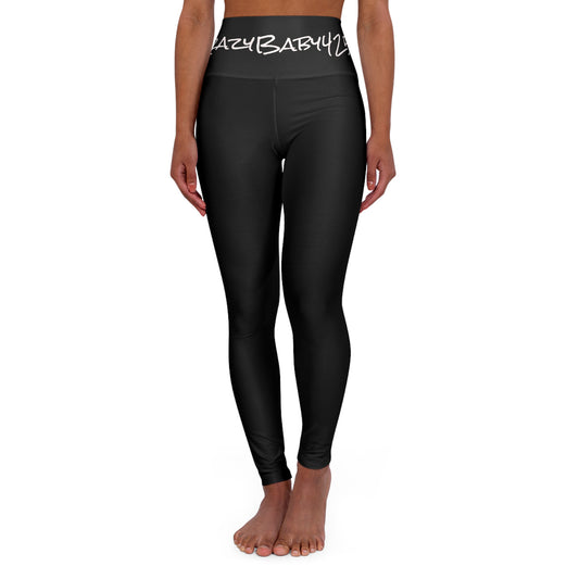 KrazyBaby425's Black High Waisted Yoga Leggings