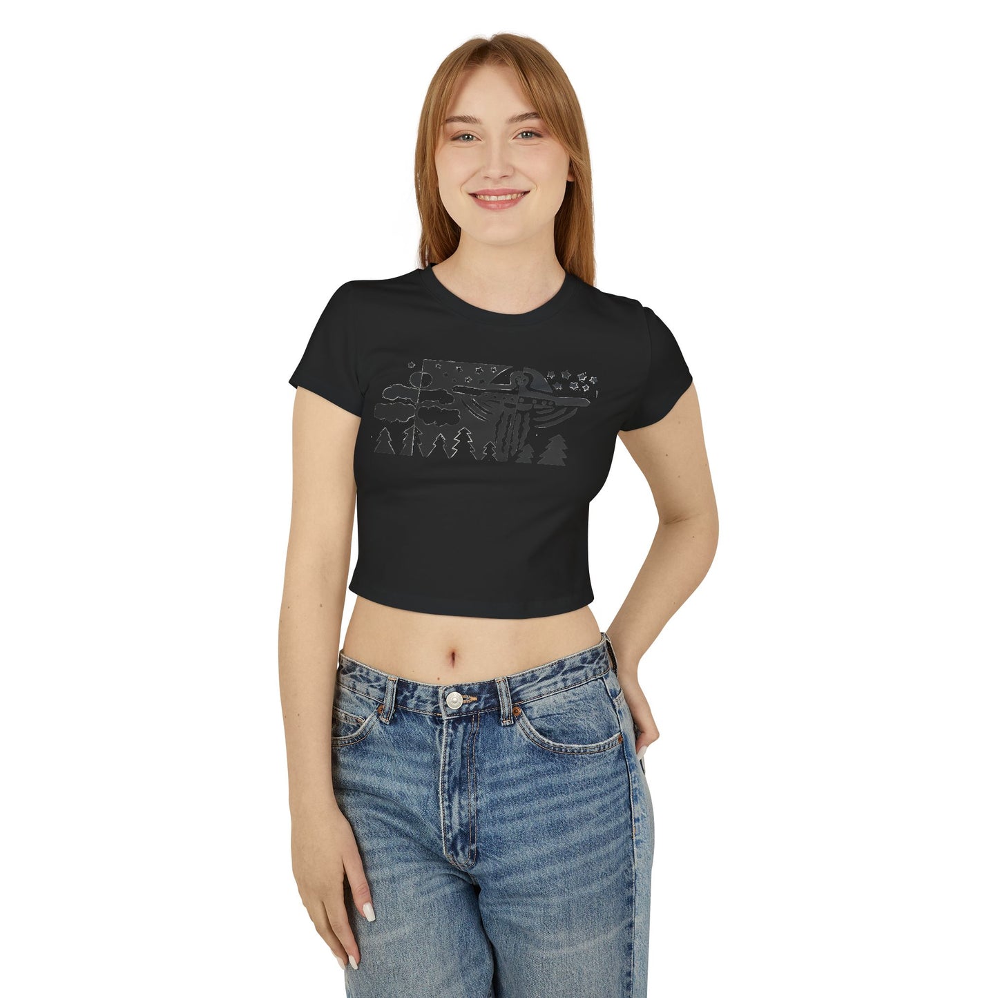 KrazyBaby425's Ayyy-Lien Women's Graphic Baby Tee