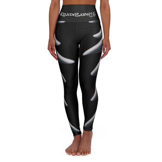 KrazyBaby425's Blowin' Like A Dragon High Waisted Yoga Leggings