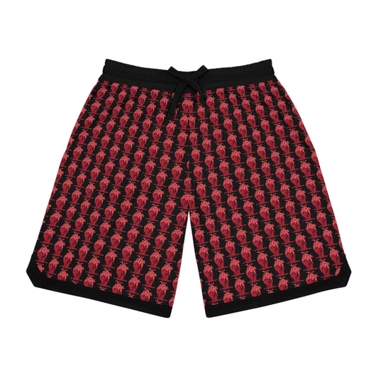 KrazyBaby425's Heart Melt Basketball Rib Shorts