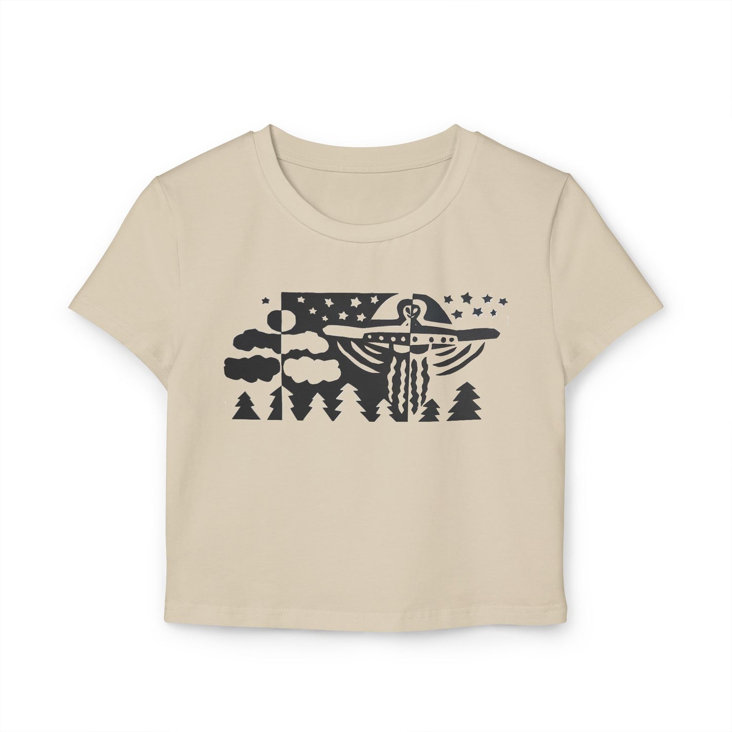 KrazyBaby425's Ayyy-Lien Women's Graphic Baby Tee