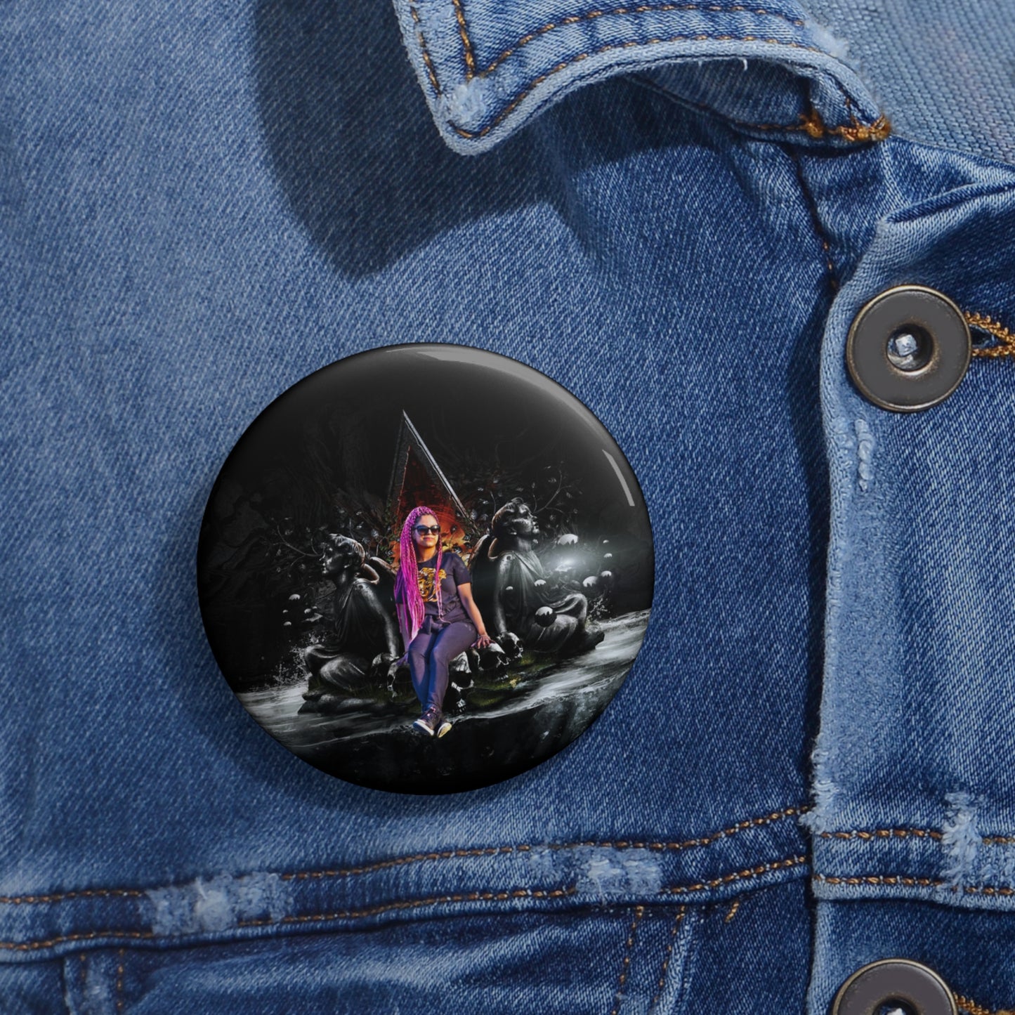 KrazyBaby425's Diamond In The Rough Pin Button
