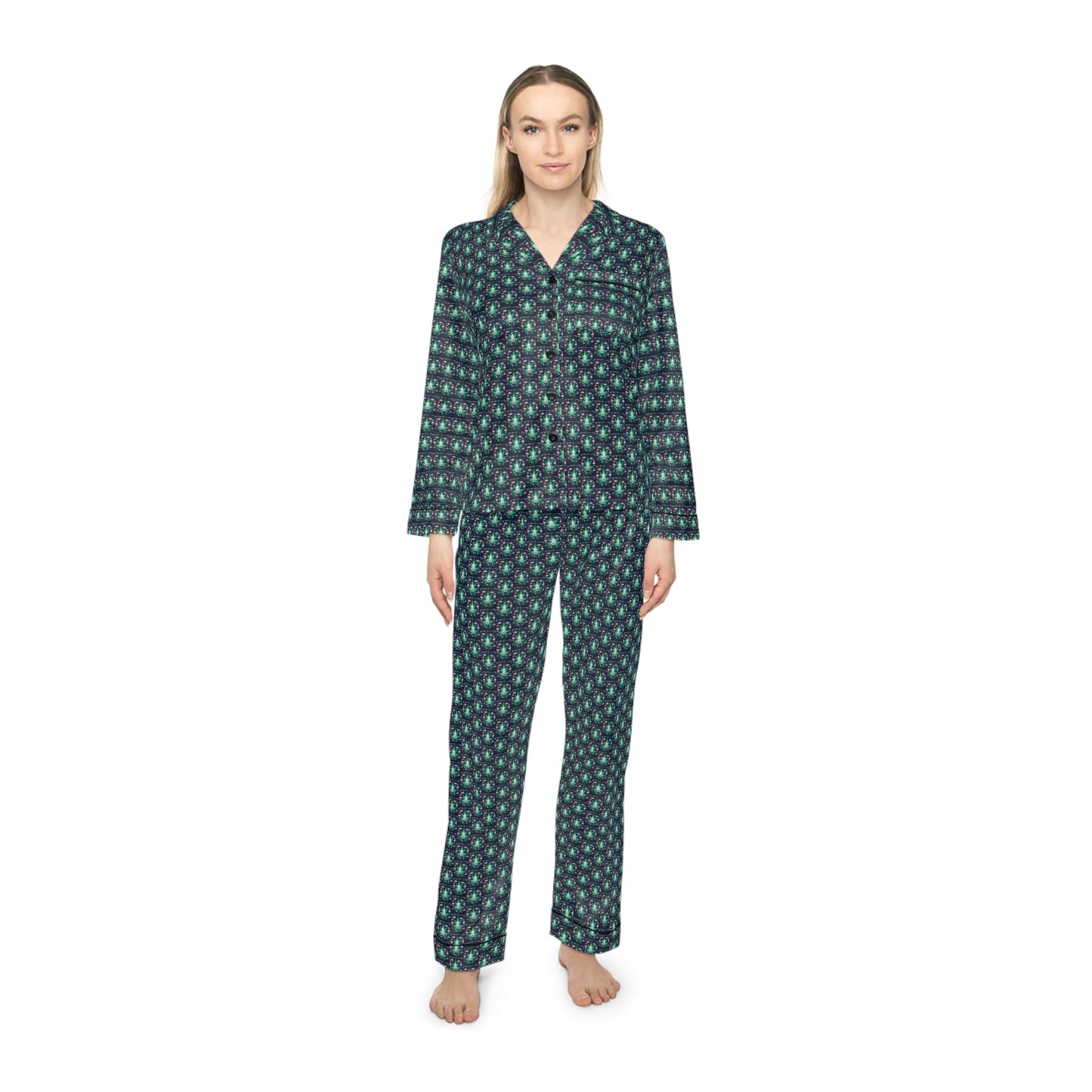 KrazyBaby425's Visine Women's Satin Pajamas