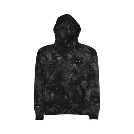 KrazyBaby425's Queen Krazy Unisex Champion Tie-Dye Hoodie (Embroidery)