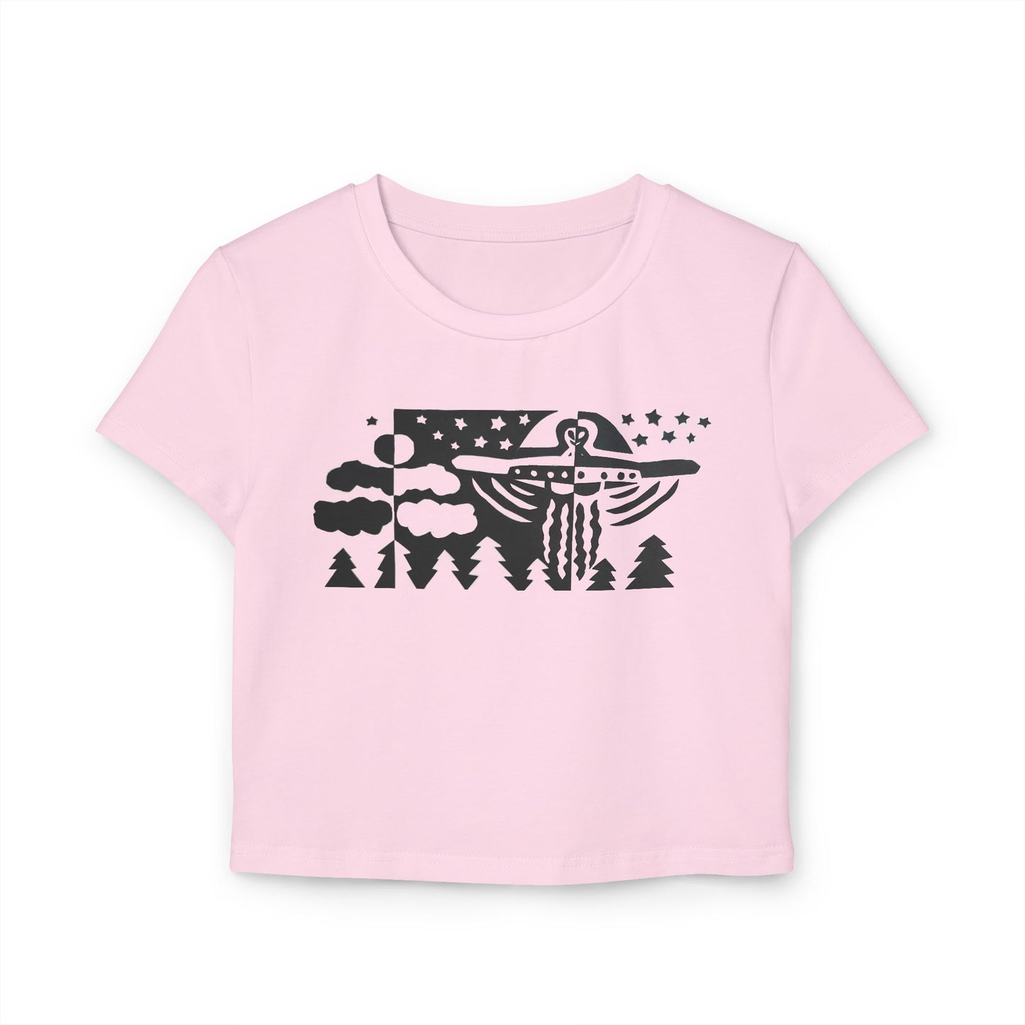 KrazyBaby425's Ayyy-Lien Women's Graphic Baby Tee