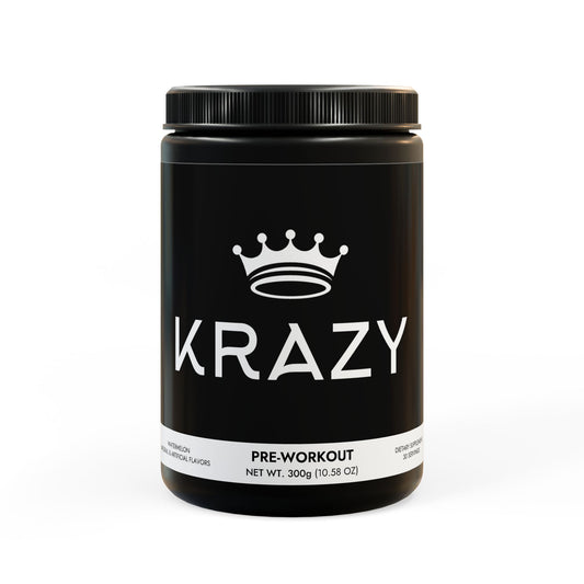Queen Krazy's Pre-Workout Supplement, Watermelon (300g, 10.58oz)