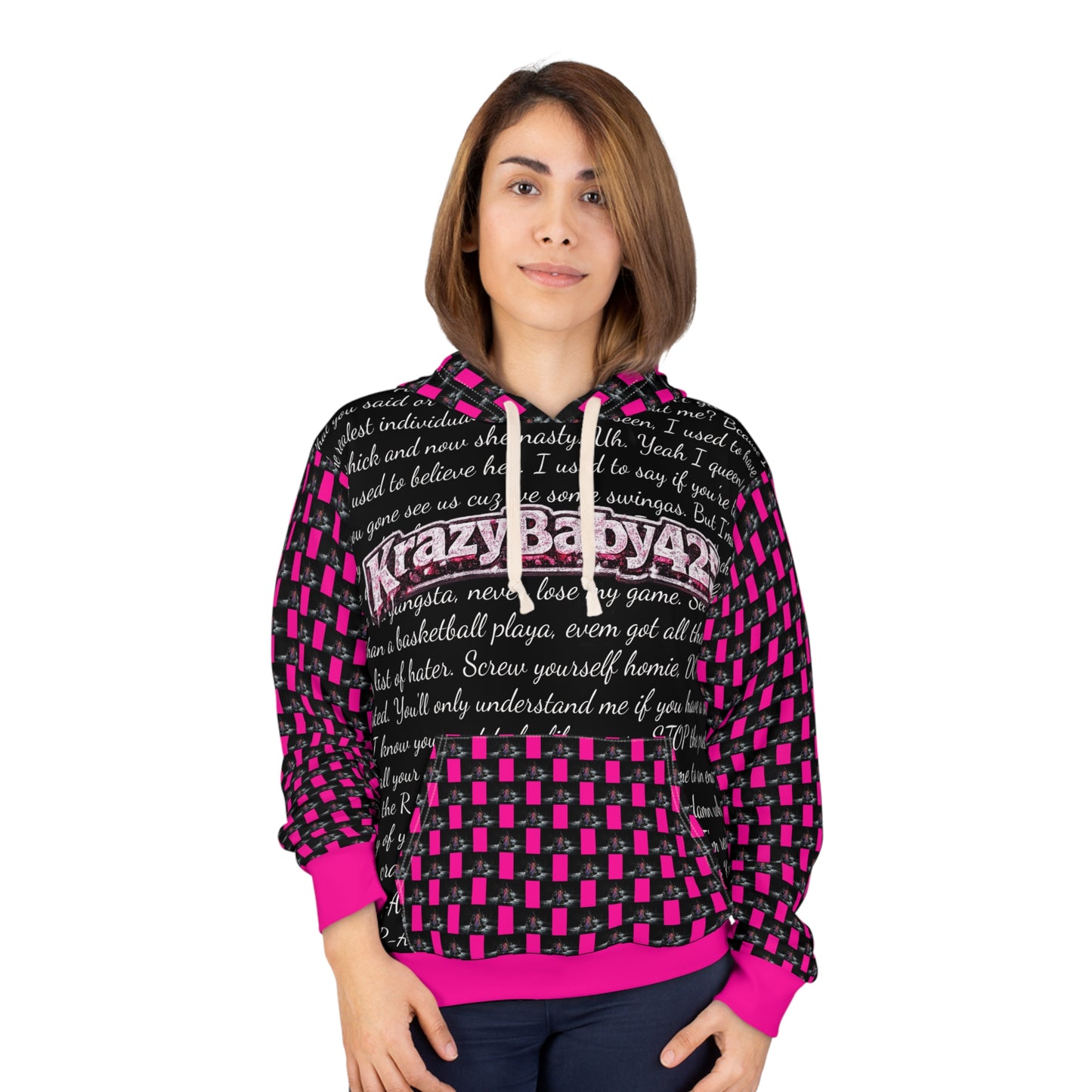 KrazyBaby425's Pink DITR Unisex Pullover Hoodie