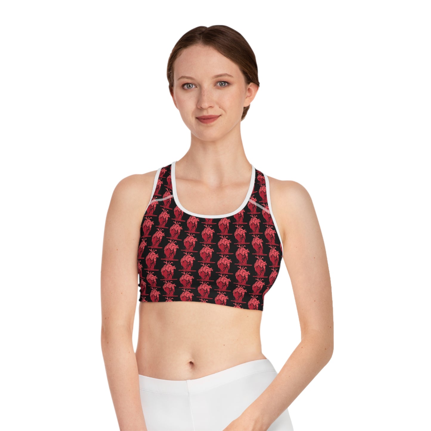 KrazyBaby425's Heart Melt Sports Bra