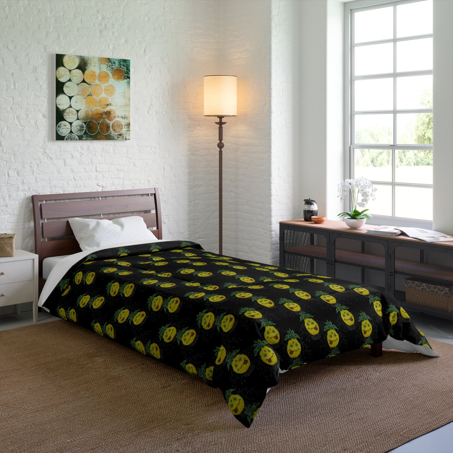 KrazyBaby425's Smiley Face Comforter