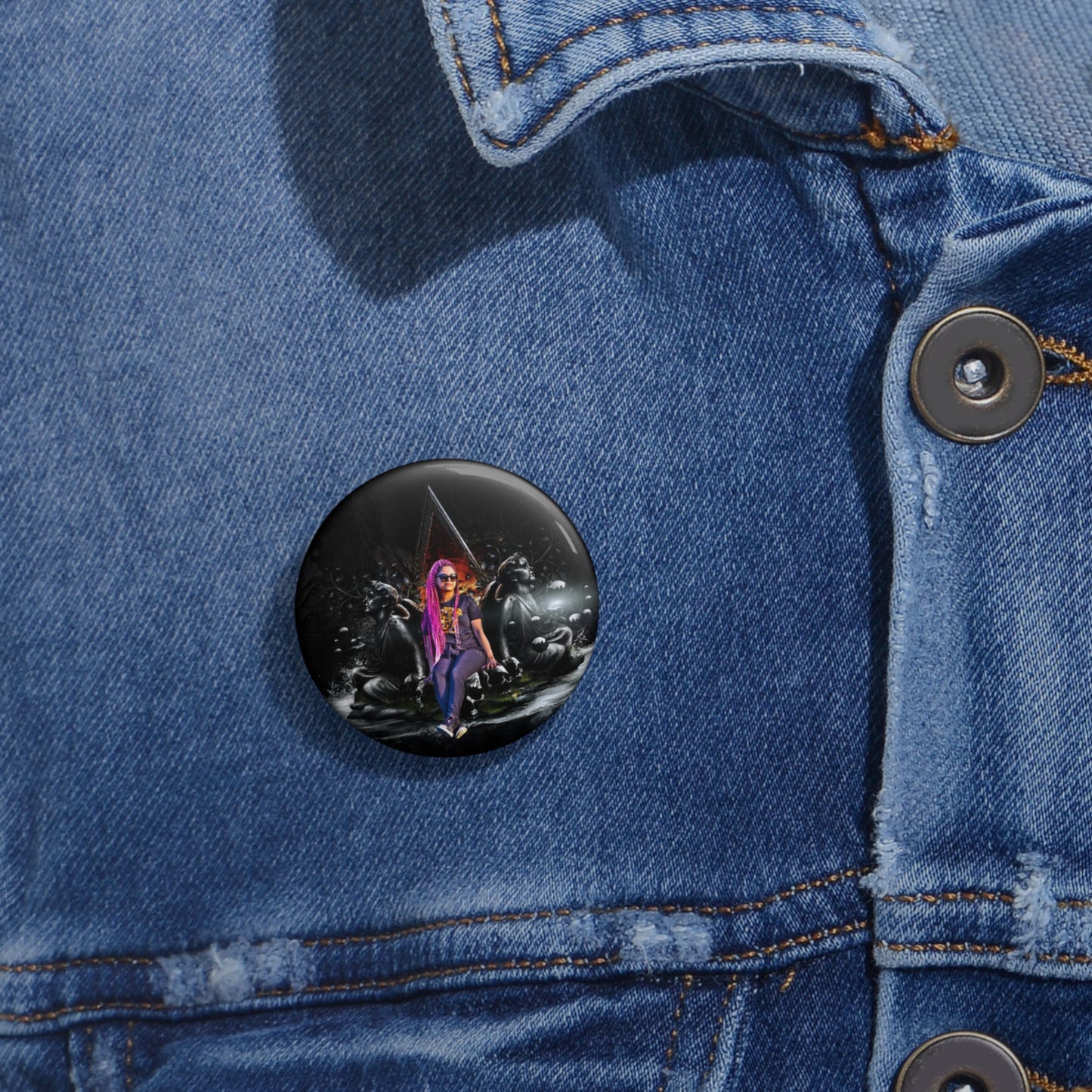 KrazyBaby425's Diamond In The Rough Pin Button