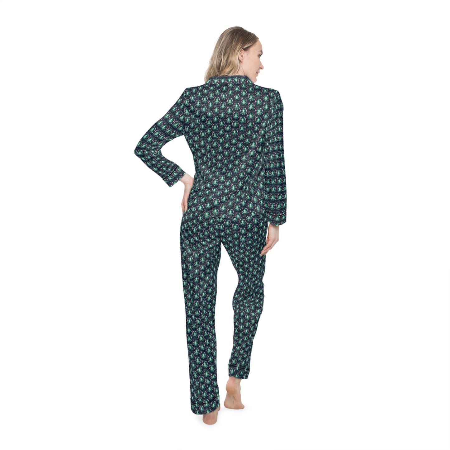 KrazyBaby425's Visine Women's Satin Pajamas