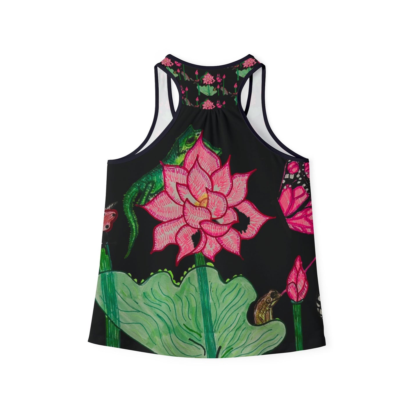 KrazyBaby425's Pink N Green Stylish Women's Tank Top