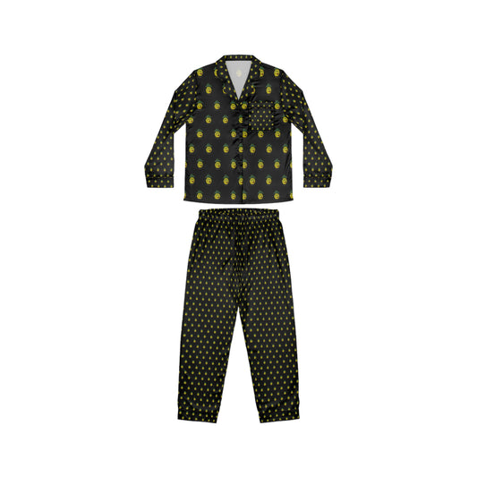 KrazyBaby425's Smiley Face Women's Satin Pajamas