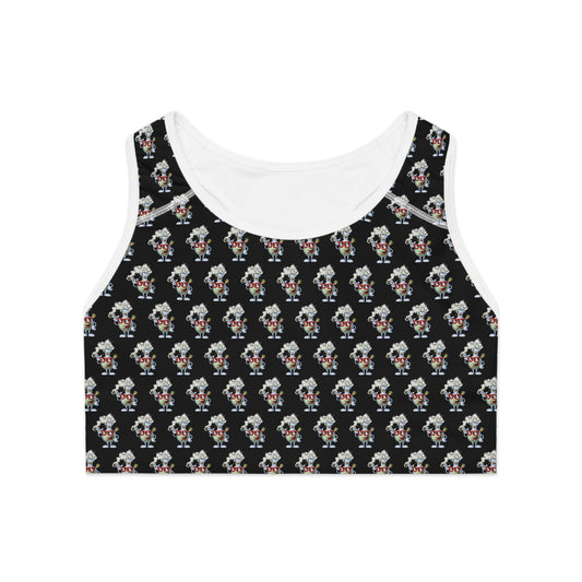 KrazyBaby425's Bong Man Sports Bra