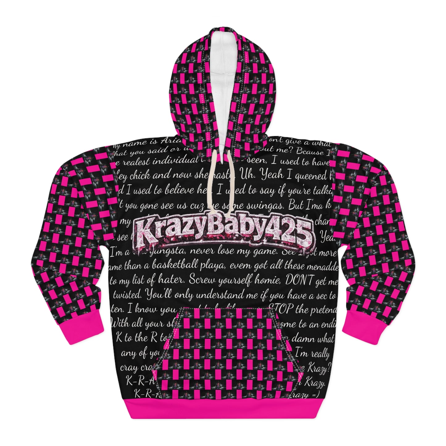 KrazyBaby425's Pink DITR Unisex Pullover Hoodie