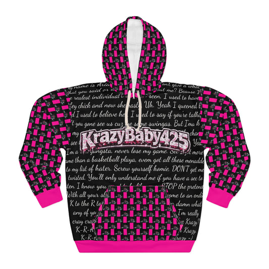 KrazyBaby425's Pink DITR Unisex Pullover Hoodie