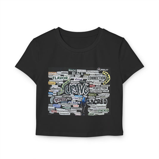 KrazyBaby425's A Thousand Words Women's Graphic Baby Tee
