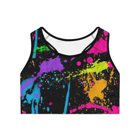 KrazyBaby425's Spray Paint Sports Bra