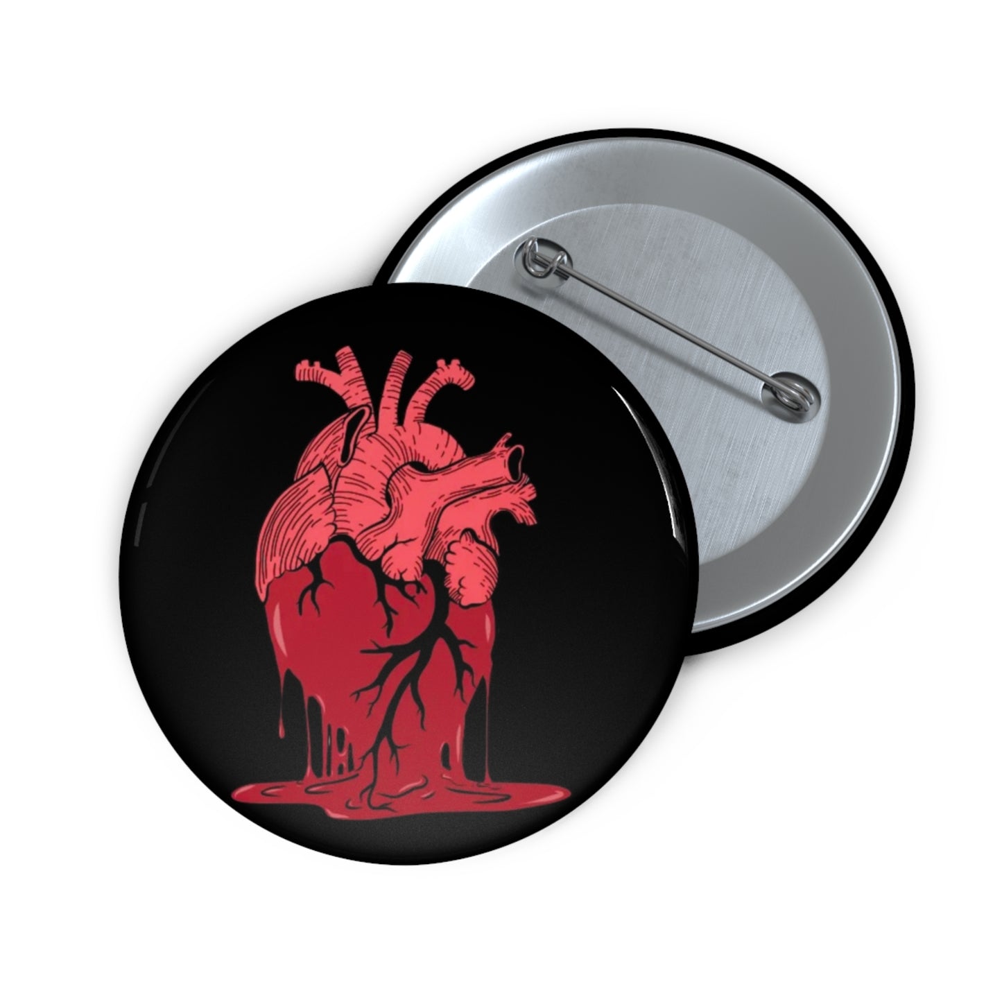KrazyBaby425's Heart Melt Pin Button