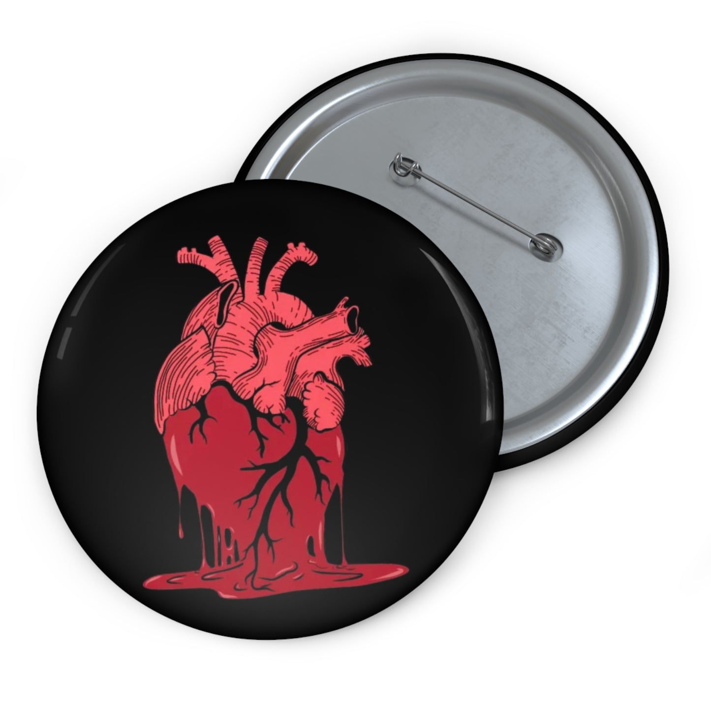 KrazyBaby425's Heart Melt Pin Button
