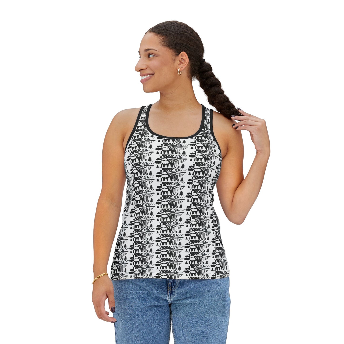 KrazyBaby425's Ayyy-Lien Stylish Women's Tank Top
