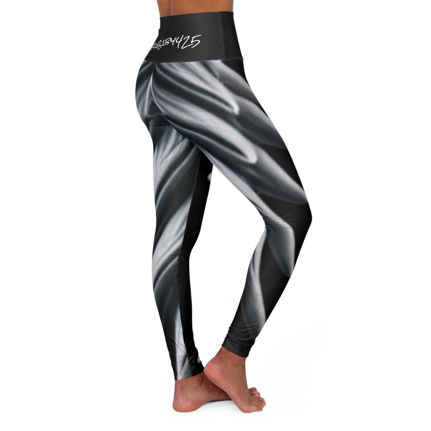 KrazyBaby425's Blowin' Like A Dragon High Waisted Yoga Leggings