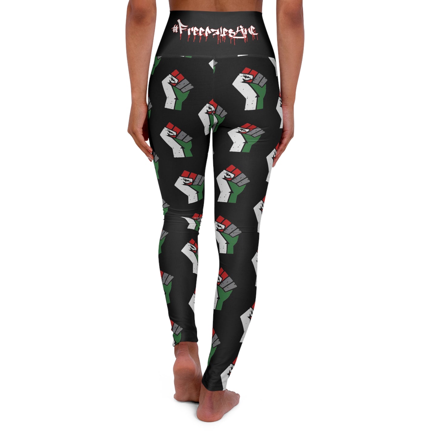 KrazyBaby425's Free Palestine 2 High Waisted Yoga Leggings