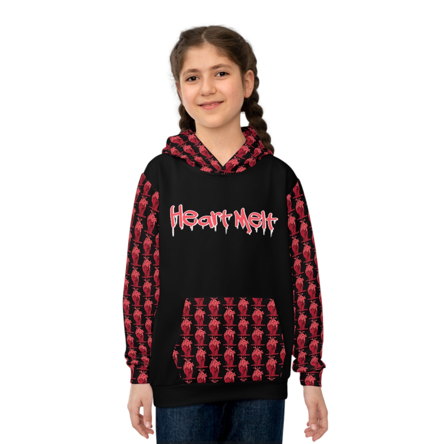 KrazyBaby425's Heart Melt Children's Hoodie