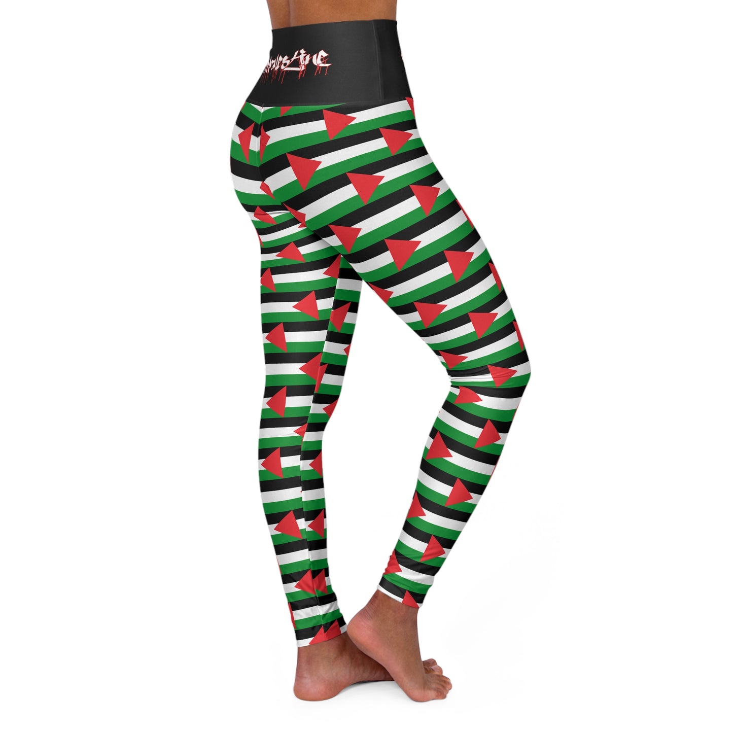 KrazyBaby425's Free Palestine High Waisted Yoga Leggings