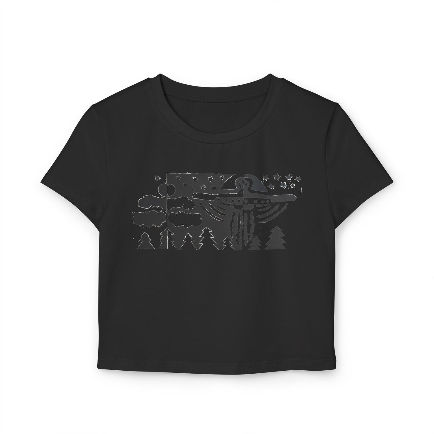 KrazyBaby425's Ayyy-Lien Women's Graphic Baby Tee