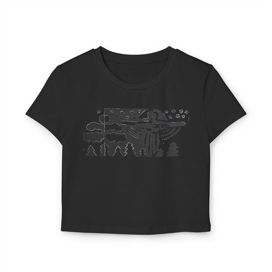 KrazyBaby425's Ayyy-Lien Women's Graphic Baby Tee