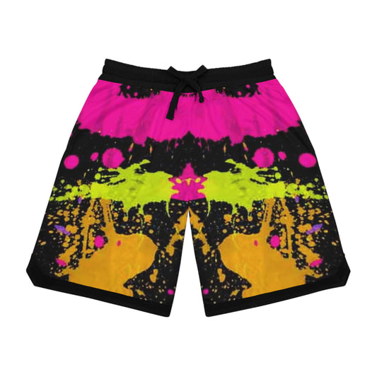 KrazyBaby425's Spray Paint Basketball Rib Shorts