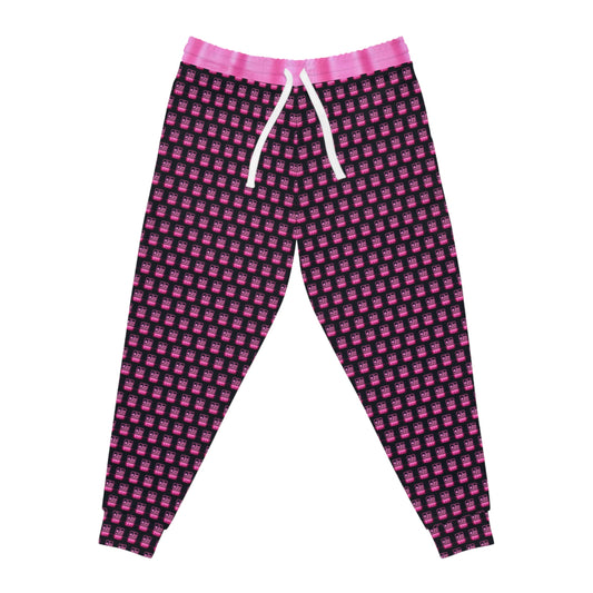 KrazyBaby425's Pink It's 4:20 Somewhere Sign Athletic Joggers