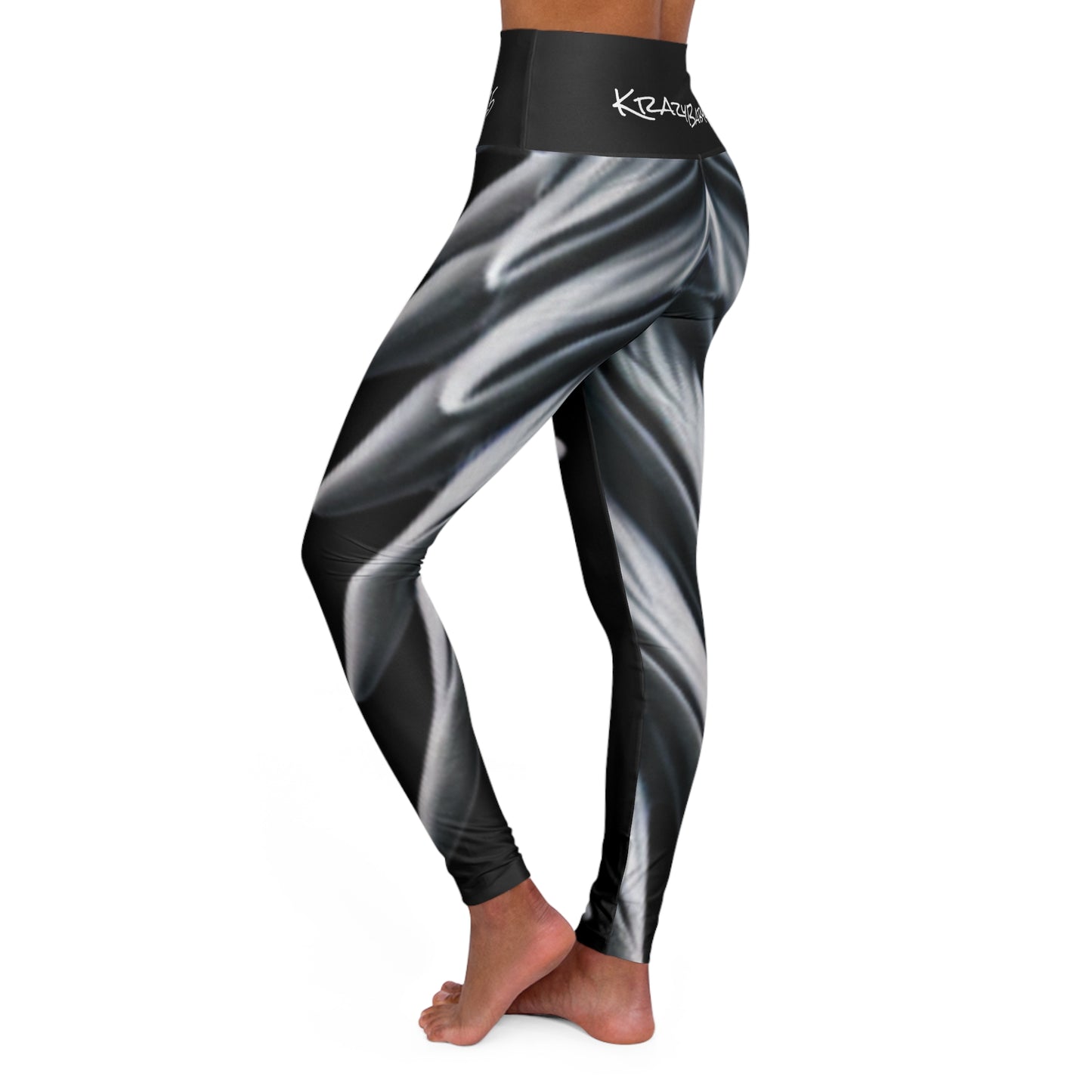 KrazyBaby425's Blowin' Like A Dragon High Waisted Yoga Leggings