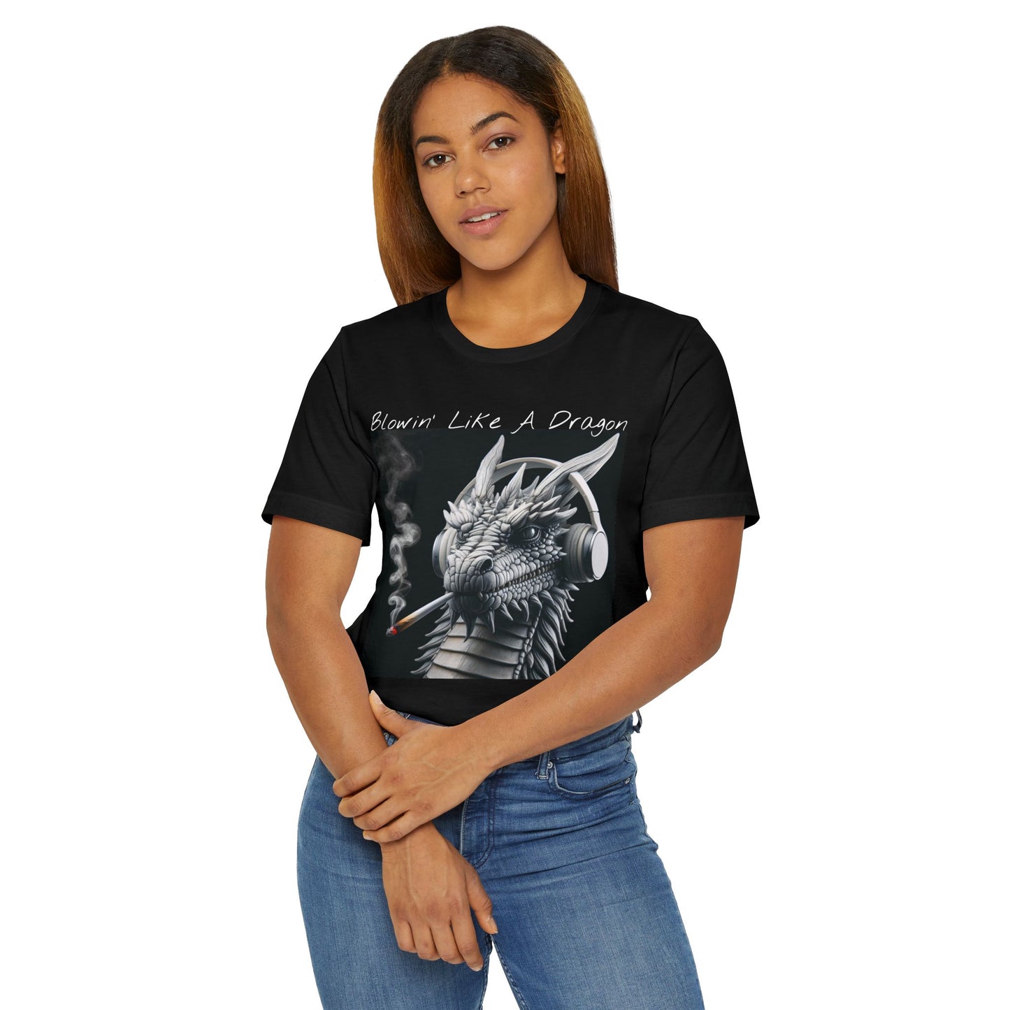 KrazyBaby425's Blowin' Like A Dragon Unisex Jersey T-Shirt