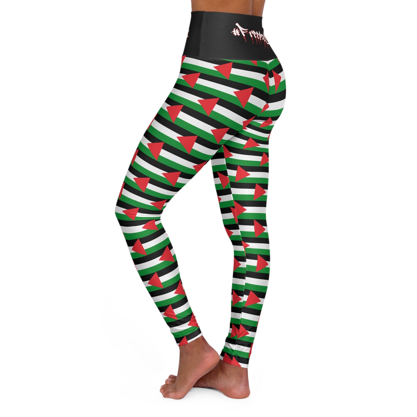 KrazyBaby425's Free Palestine High Waisted Yoga Leggings